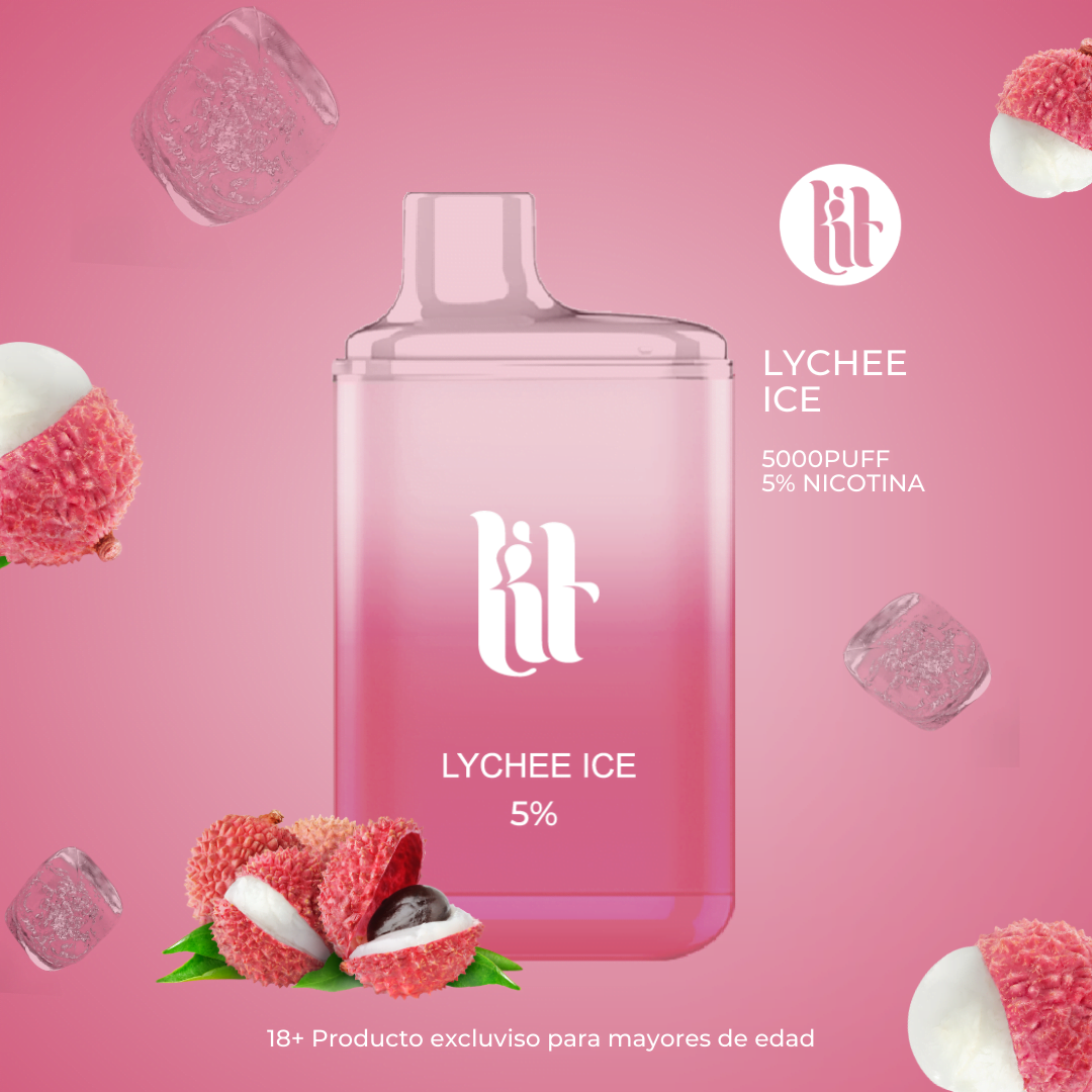 LIT 5000 LYCHEE ICE 5%
